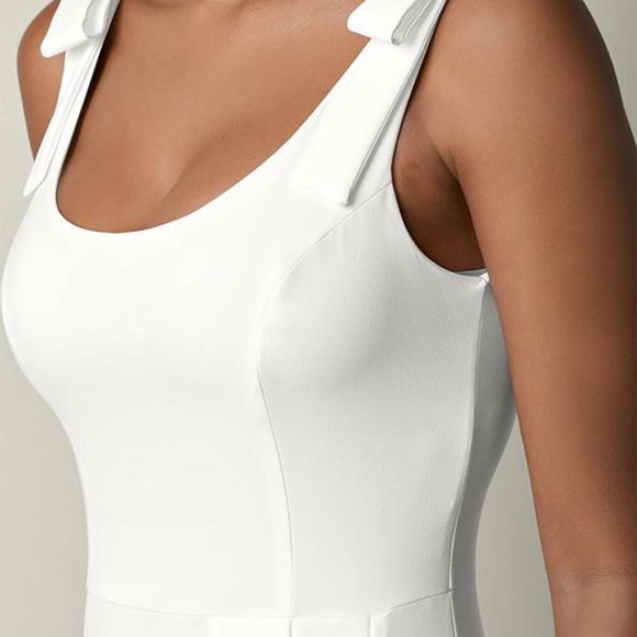 VENUS Lace Up Detail Sleeveless Dress, BLACK, Size XS (2) - Picture 3 of 9